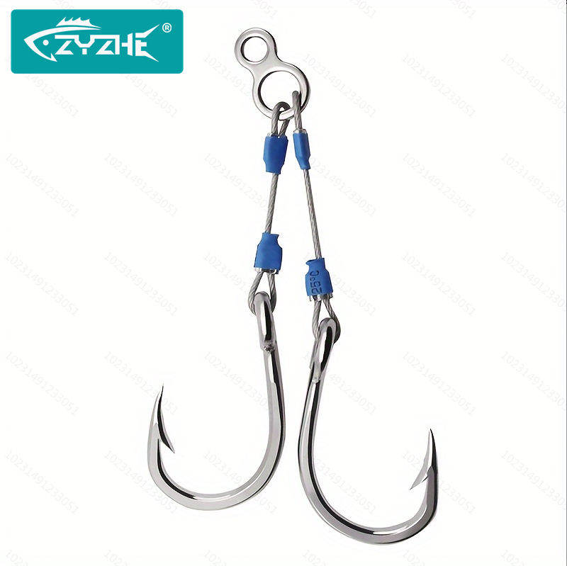 Fishing Hook Assortment - خطاف صيد ZYZHE من الفولاذ عالي