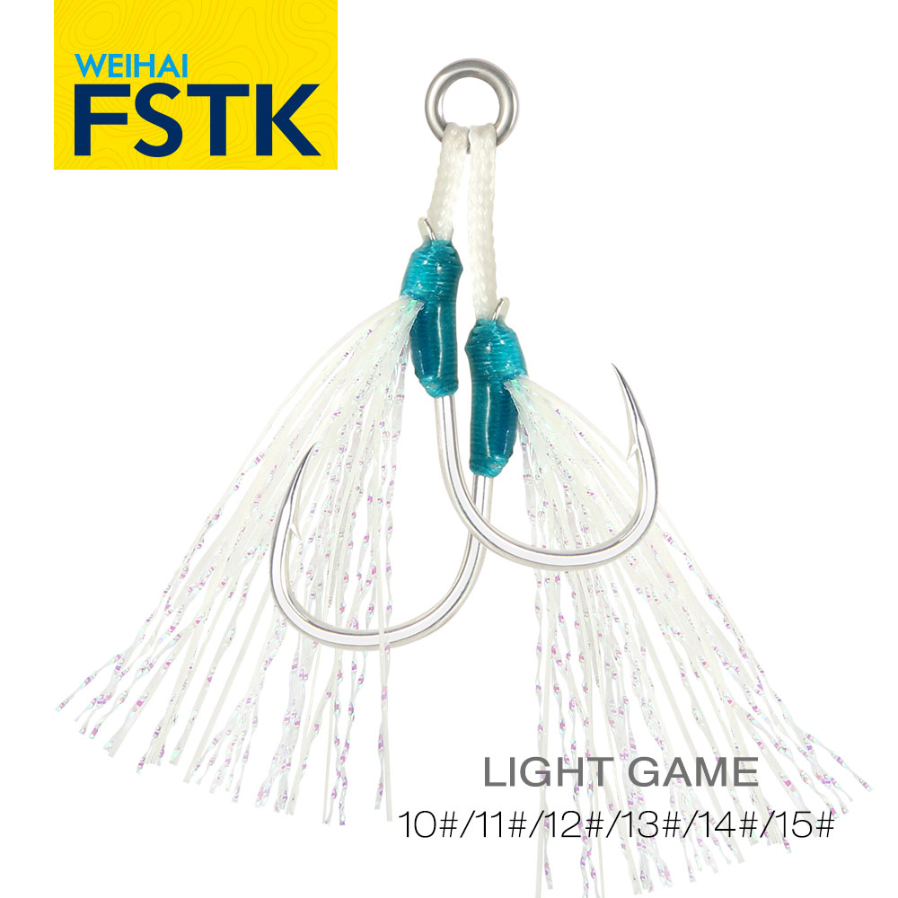 Fishing Hook Assortment - خطاف صيد معدني مزدوج من WEIHAI