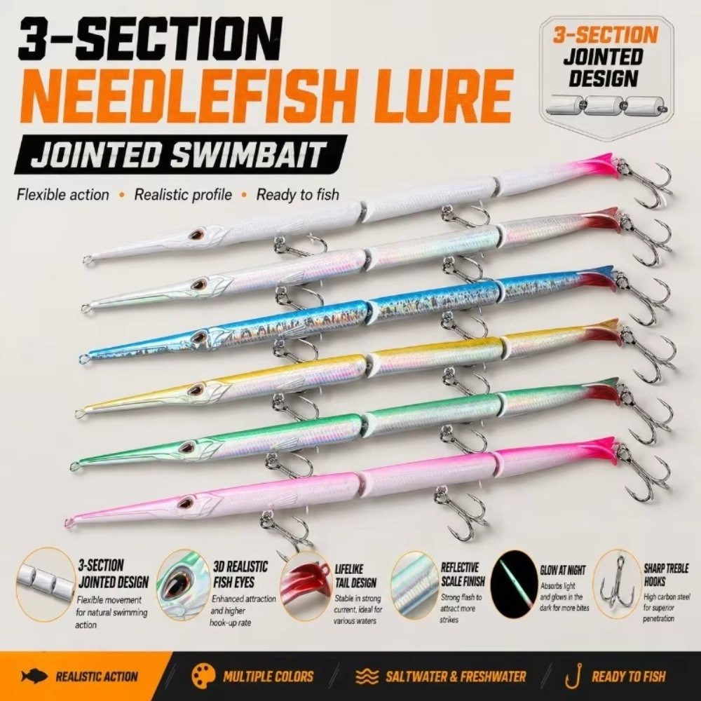 Fishing Hook Treble - طُعم صيد متعدد المفاصل بطول 27