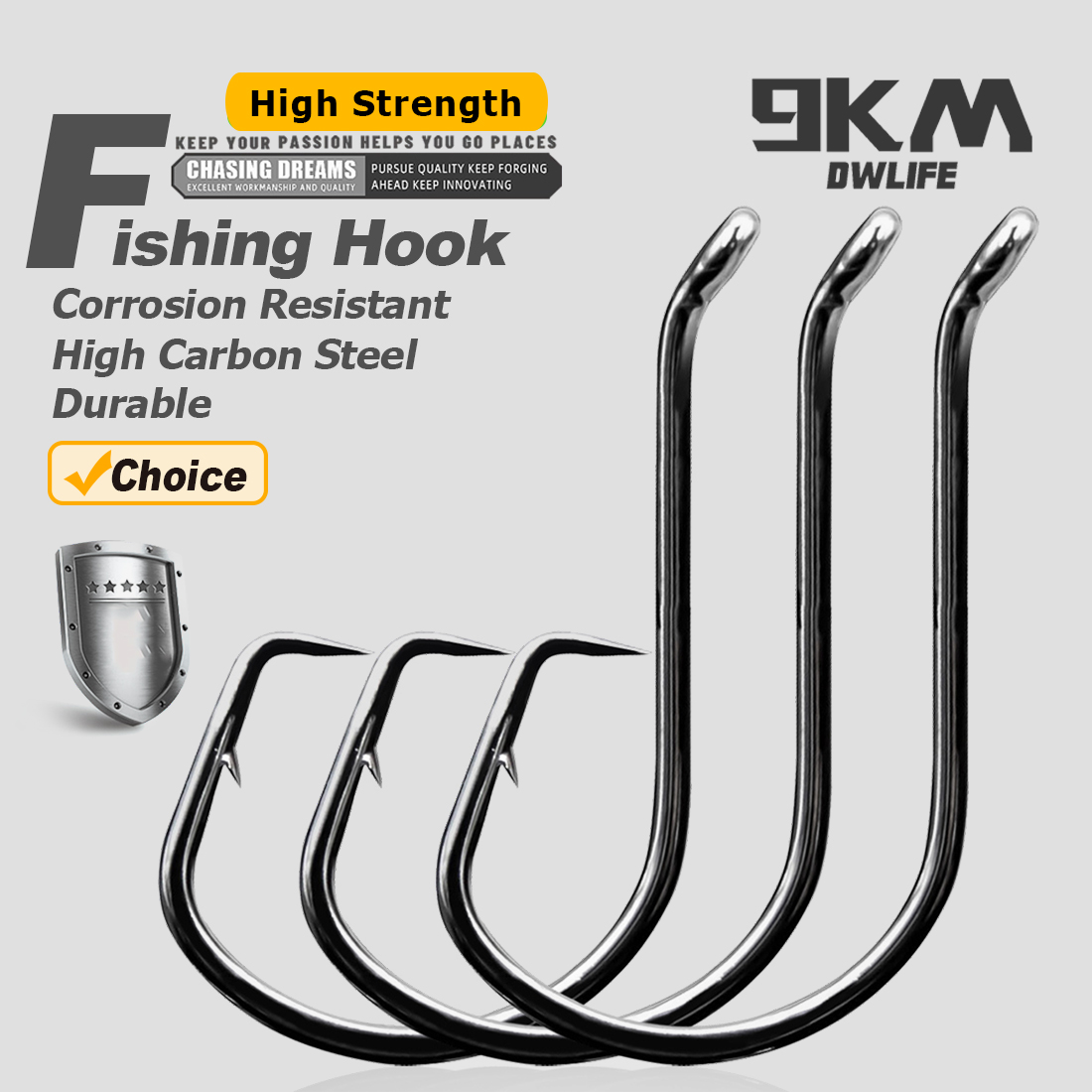 Fishing Hook Assortment - 9 كجم دائرة الصيد السنانير 25