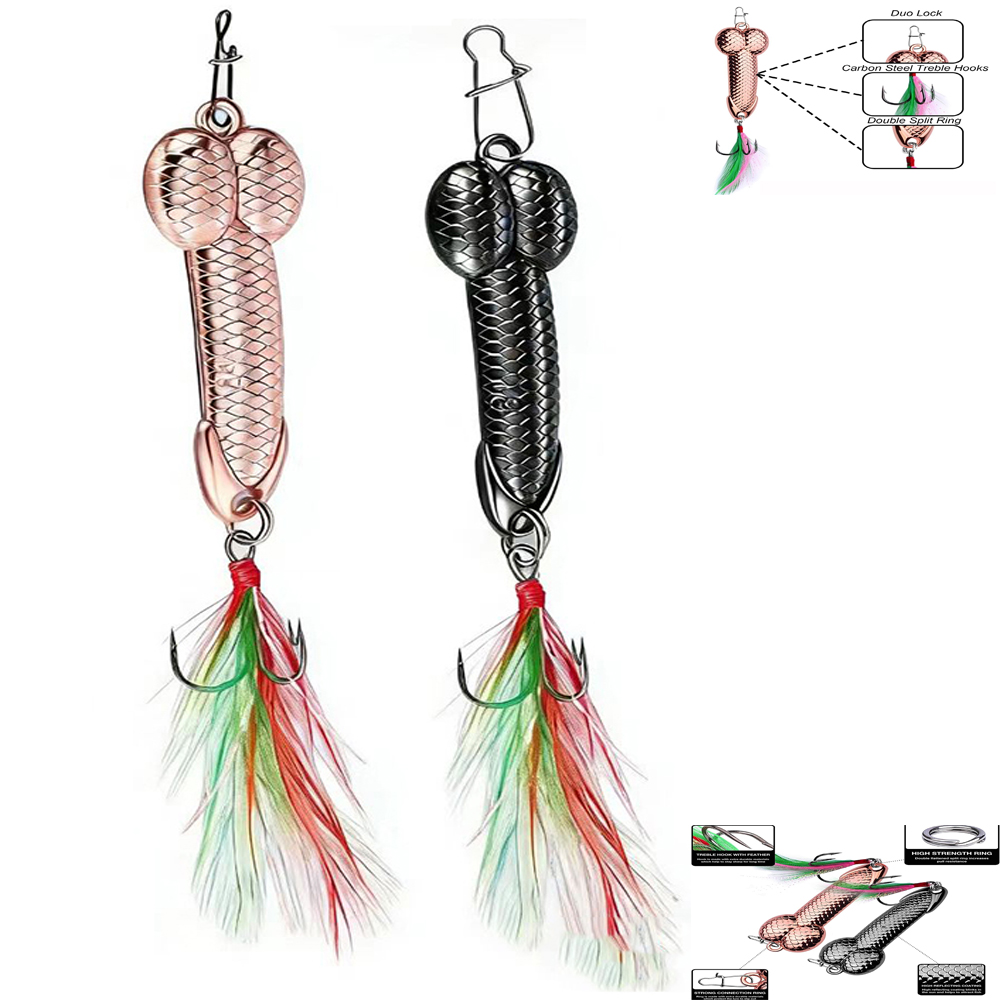 Fishing Hook Treble - طُعم صيد سمك فيب معدني بتصميم