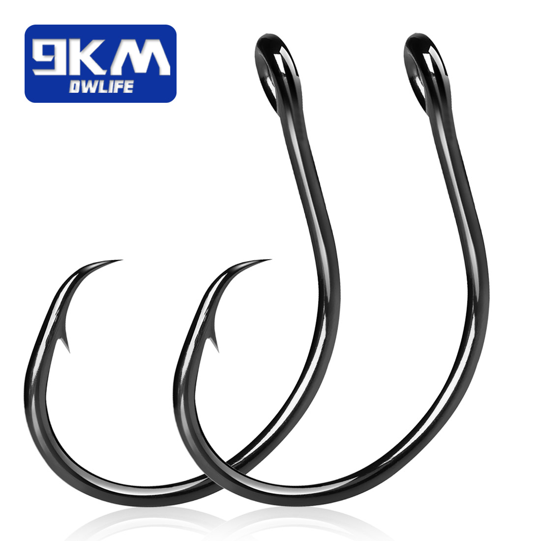 9KM 25-50 قطعة من خطافات الصيد - مراجعة Fishing Hook Offset وسعره