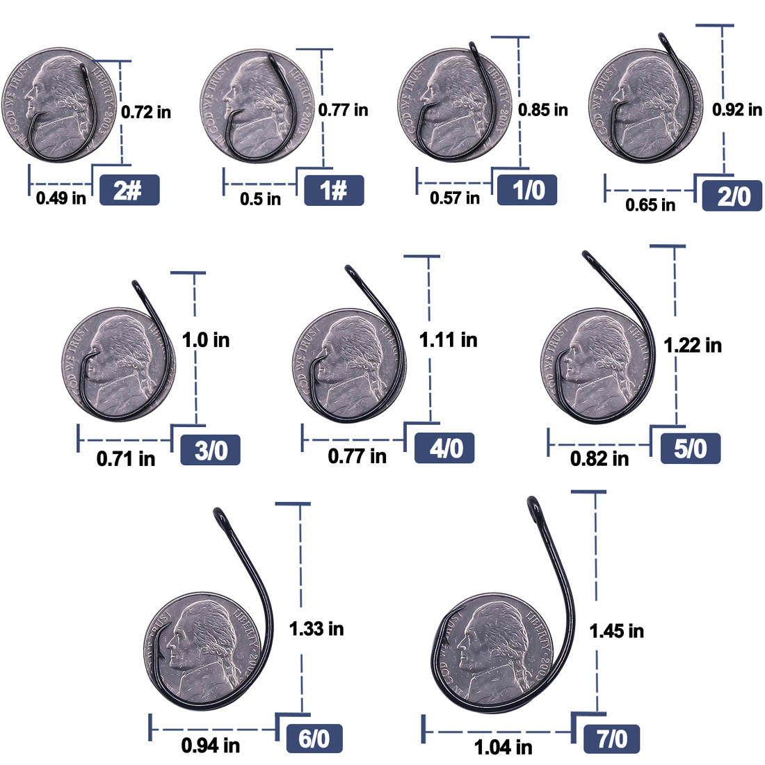 9KM 25-50 قطعة من خطافات الصيد - مراجعة Fishing Hook Offset وسعره