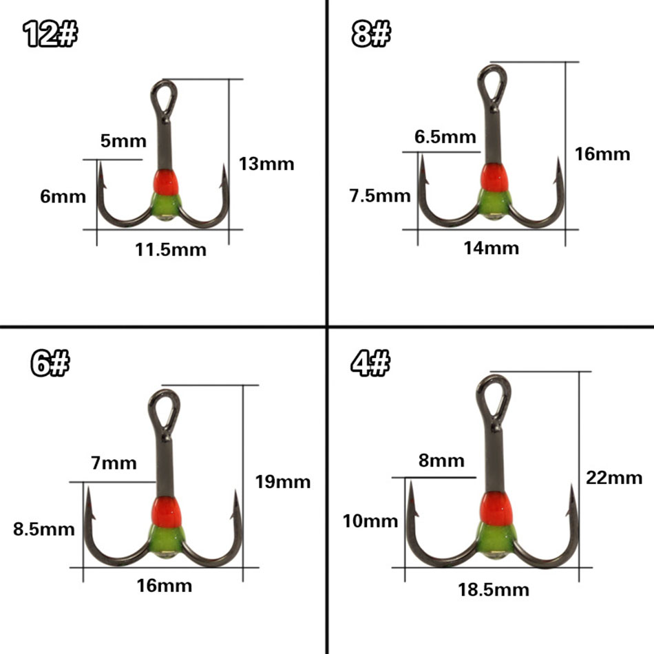 5pcs40pcs الجليد الصيد قوس قزح - مراجعة Fishing Hook Assortment وسعره