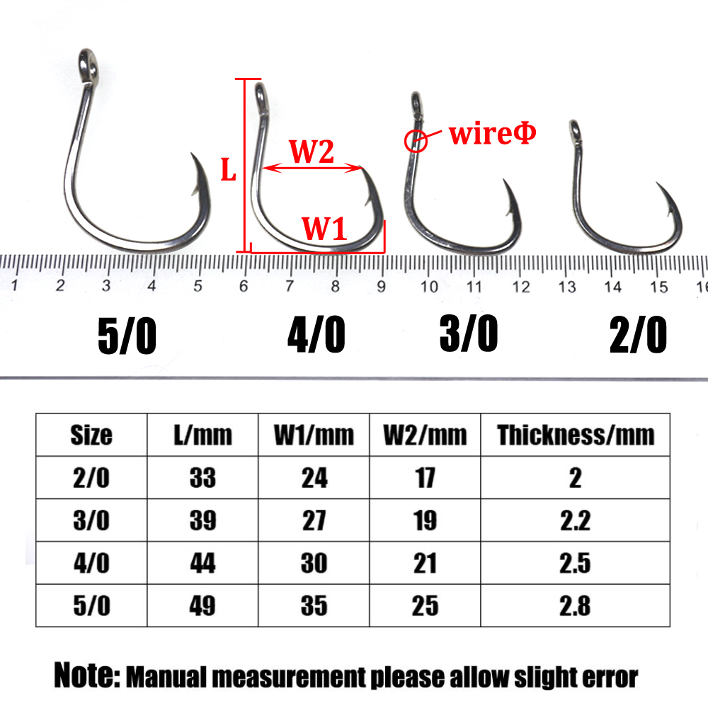 10 قطعة مشرق القصدير مطلي المض - مراجعة Fishing Hook Offset وسعره