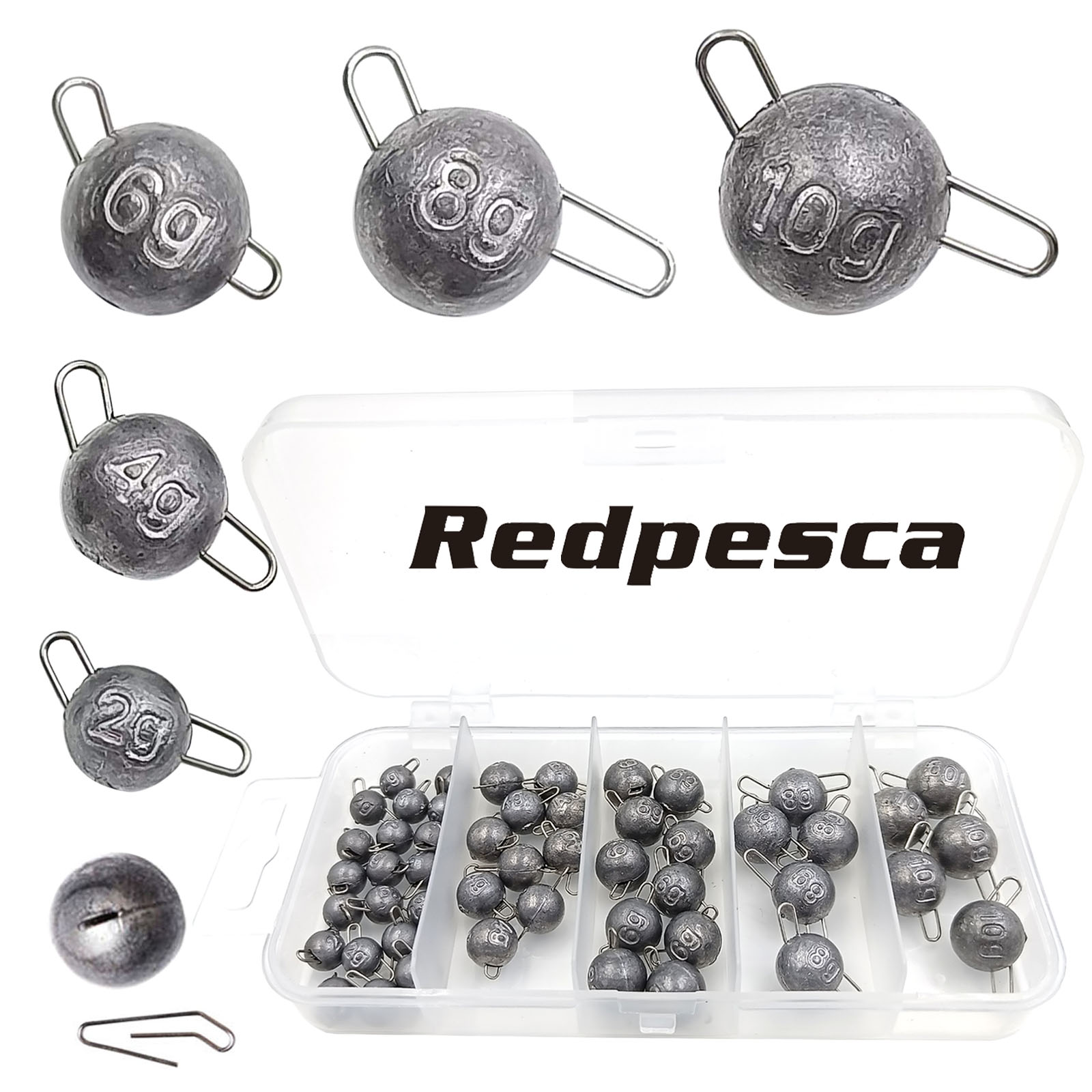 50/40/35 Cannonball أوزان الصي - مراجعة Fishing Hook Offset وسعره