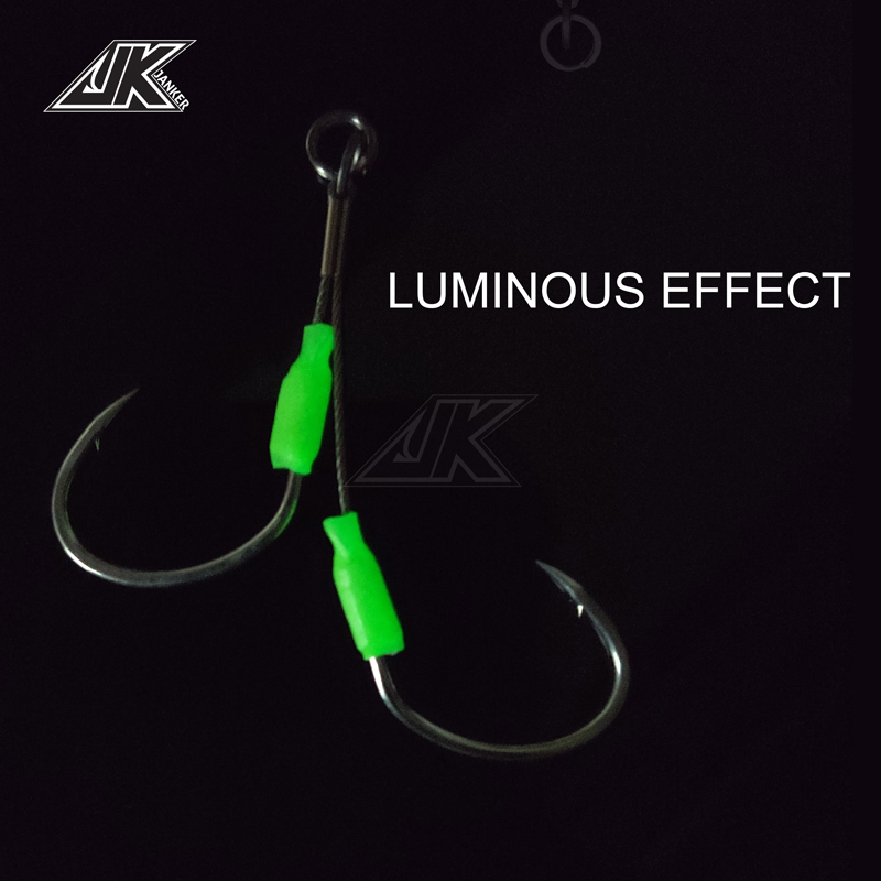 JK 3PACK ارتداء مقاومة القفز ه - مراجعة Fishing Hook Offset وسعره