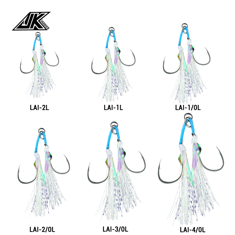 JK LAI-L الشاطئ القفز ضوء مساع - مراجعة Fishing Hook Assortment وسعره