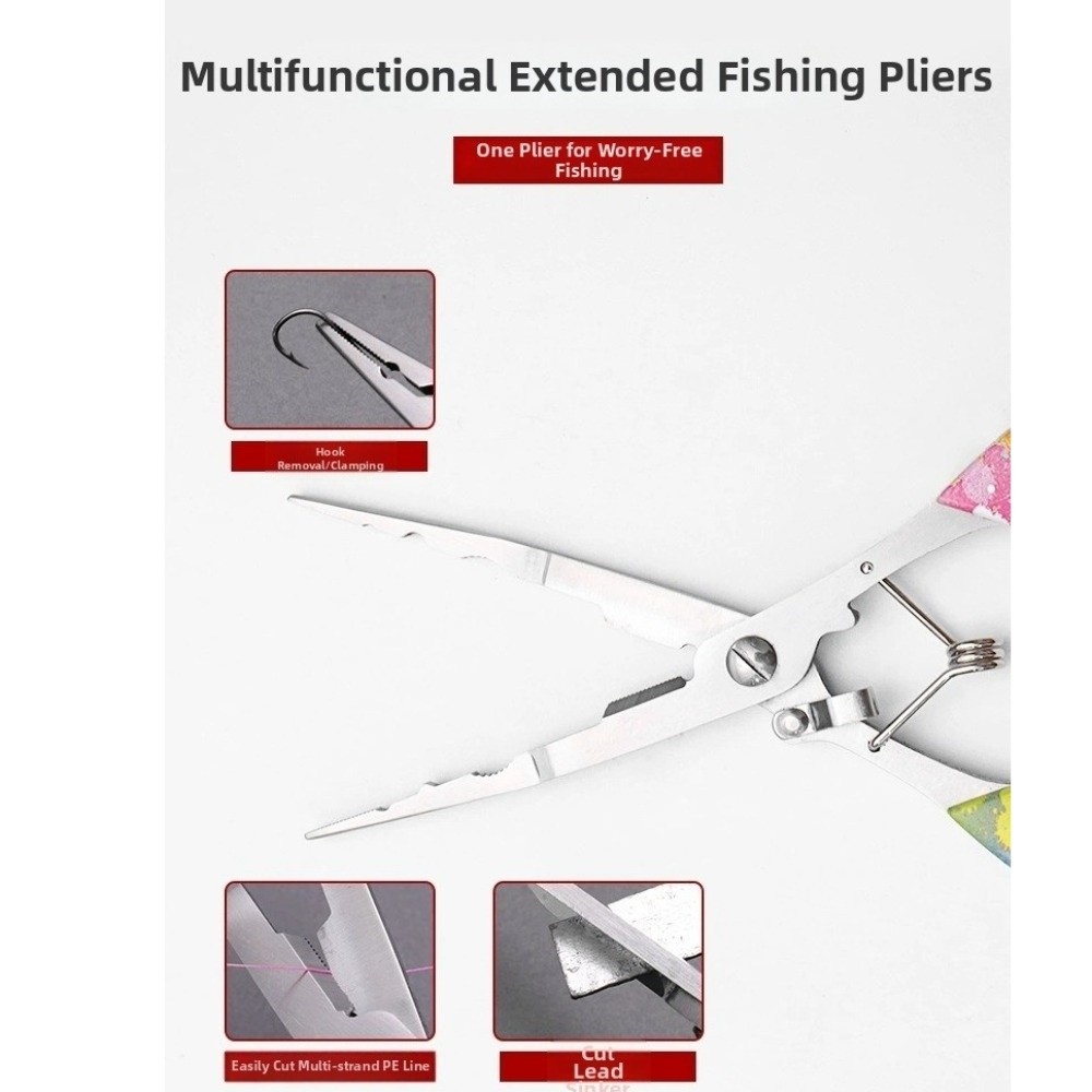 كماشة صيد من الفولاذ 3CR13 متع - مراجعة Fishing Hook Size وسعره