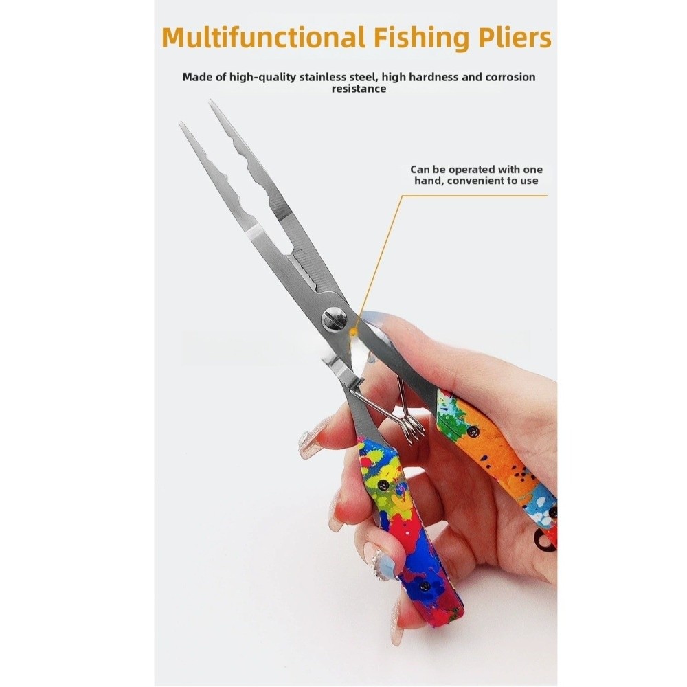 كماشة صيد من الفولاذ 3CR13 متع - مراجعة Fishing Hook Size وسعره