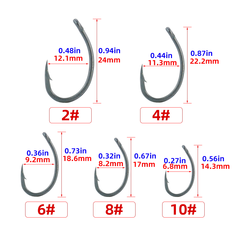 هيريسي TS115 6 قطع خطافات جاهز - مراجعة Fishing Hook Assortment وسعره