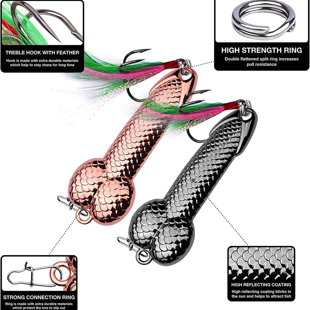 طُعم صيد سمك فيب معدني بتصميم  - مراجعة Fishing Hook Treble وسعره