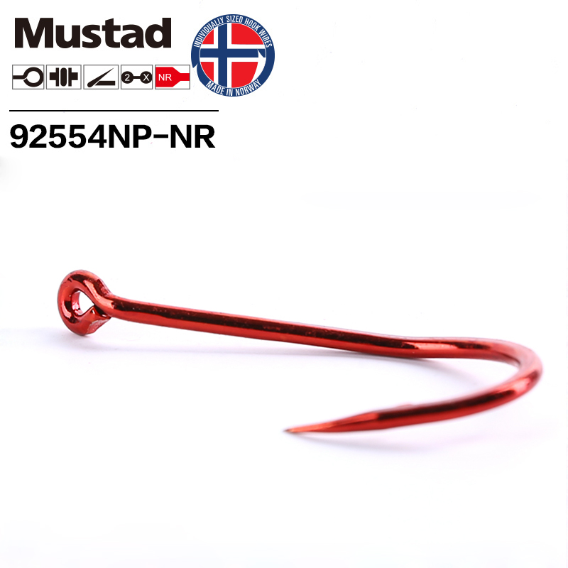 موستاد كبير أحمر 2X SUICIDE خط - مراجعة Fishing Hook Offset وسعره